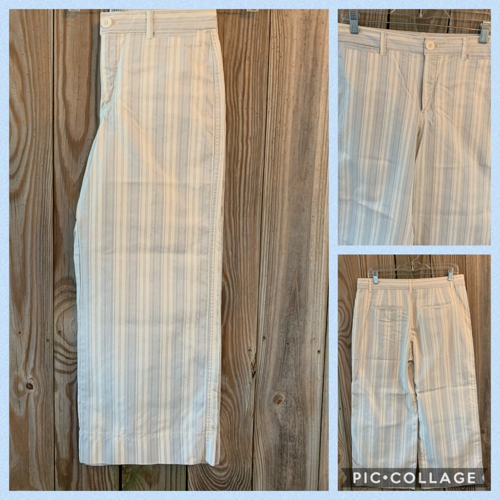 Gap high waist, wide leg crop Size 10 Regular